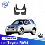 4Pcs Mud Flaps Splash Guards For model Toyota RAV4 2000 01 02 03 04 - 2005 Front and Rear Mudguards Car Styling Auto Acce 4PCS