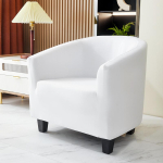 Solid Club Chair Slip Cover Stretch Barrel Tooli katted Prinditud Vanni Tooli Katted Pehme Spandex Tugitooli Diivani Katte Eemaldatav 6pcs