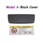 Auto salong vasak parem meigipeegli kate p&auml;ikesesirmile Porsche Boxster Cayman 981 982 Carrera 911 Traga GT3 991 992 jaoks A-Black Cover black
