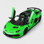 1:18 Lamborghini Aventador SVJ63 Eemaldatav Kabriolett Versioon Superauto Sulamist Metallist Valatud Mudelauto Kaunistus Ornament Hobi rohuroheline v&auml;rv