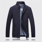 Meeste jakk, vabaaja krae, suur massiivne meeste pealismantel XXXXXL tumesinine v&auml;rv