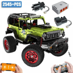Tehniline MOC 2545 tk City Ronimismaastikuauto Ehitusklotsid DIY puldiga Monster Truck Klotsid M&auml;nguasjad Lastele Kingitused