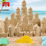 Kosmoseliiv ja plastiliin m&auml;nguasjakomplekt beige