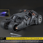 1:18 Batmobile Tumbler Maastikus&otilde;iduk Sulam Metall Valatud Mudelauto Heli ja Valgus Pihustiga Trendikas Kaunistus S&uuml;nnip&auml;evakingitus Poiss must