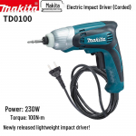 Makita TD0100 Multifunktsionaalne elektriline l&ouml;&ouml;kdraiver 230W CN pistikuga (adapter kaasas)