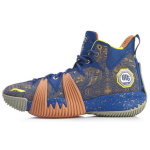 Li Ning Badfive 1 Only Chu Has Talent Cushioning Slip Resistant Mid top Basketball Shoes Men's Bright Royal Blue ABFQ005-16 41