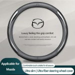 Nahast S&uuml;sinikkiust Autoroolikate Autotarvikud Mazda 2 3 6 5 Atenza CX3 CX5 MX5 CX7 Axela CX30 CX90 CX60 CX50 jaoks must