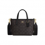 Coach City 15 Br&auml;ndi logo Eemaldatav &otilde;larihm T&otilde;mblukuga kott Naiste kott Must CW032-IMXAQ Basic Set (Bag+Dust Bag)