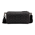 Coach Barrel 22 Monogrammiga Eemaldatava Reguleeritava &Otilde;larihmaga Crossbody Kott V&auml;ikesed Meeste kotid S&uuml;si-hall CAH94-CHR Basic Set (Bag+Dust Bag)