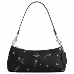 Coach Charlotte 25 Sile Nahk T&auml;hetr&uuml;kiga &Otilde;lakott Naiste &Otilde;lakott Must CCL41-SVA47 Basic Set (Bag+Dust Bag)