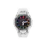 CASIO Unisex vedelkristall, analoog topeltn&auml;iduga seeria 48,5 mm must k&auml;ekell GA-2100-1A(Watch8--) Regular Watch Box