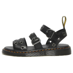 dr. Martens Gryphon Seeria Nahast Briti Metallr&otilde;ngaga L&uuml;kksandaalid Unisex Sandaalid Must 27504001 36