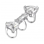 Swarovski Mesmera &Uuml;hev&auml;rviline Disain Roodiumiga Pinnatud Kristallr&otilde;ngas Naiste r&otilde;ngad H&otilde;be 5610385 52