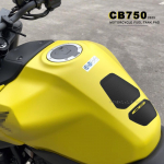 Mootorratta k&uuml;tusepaagi padja libisemisvastase kaitse kleebised p&otilde;lvek&auml;epideme kleebised HONDA CB750 CB 750 HORNET jaoks must