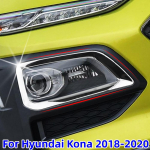Auto Esimese Udutule Lambi Raami Liist Hyundai Kona Encino 2018 2019 2020 2026 ABS Katte Dekoratsioon Valgustid Tarvikud h&otilde;be