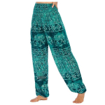 Elevant Jooga Haremp&uuml;ksid - Vabaaja Pikad Joogap&uuml;ksid One Size blue