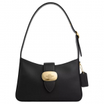 Coach Eliza 25 Hobune ja vanker Metallpandlaga Nahast &Otilde;lakott Keskmine Naiste &otilde;lakott Must CAA93-IMBLK Basic Set (Bag+Dust Bag)