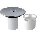 Asendus kroomitud du&scaron;inurga &auml;ravoolukaas - Eemaldatav 90mm/115mm sifoon gray