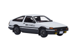 AUTOart Toyota Sprinter Trueno Tofu tofu Valmis mudel 20031 1/64 (AE86) Initial D (Sisaldab Fujiwara Shop osi) valge