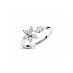 Pandora True Timeless Kollektsioon S&auml;delev Lumehelves 925 H&otilde;bedast Avatud S&otilde;rmus Naiste s&otilde;rmused 192611C01 Box,48