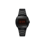 Hamilton Kvartsmehhanism PSR Ruudukujuline Kell Digitaalsed Meeste kellad Must Teras H52404130 Regular Watch Box,Black Dial H52404130
