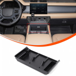 ABS Must Land Rover Defender 110 2026+ Autole Keskkonsooli Panipaik Multifunktsionaalne Panipaik Auto Siseosade Lisatarvikud