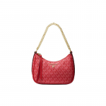MICHAEL KORS Jet Set Charm Klassikaline Vana Lillemustriga Retro L&otilde;uendist K&auml;ekott &Otilde;lakott V&auml;ike Naiste T&otilde;eline Punane punane