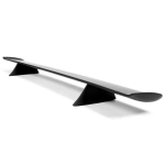 3 tk Pagasiruumi spoiler &uuml;hilduv 1968-1972 Oldsmobile 442 Cutlass Tagumine Pagasiruumi Kaas Tiiva Huul Splitter ABS Plastik Must Klassi jaoks United States