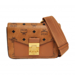 [Kasutatud] Millie Visetos Metallik Riistvara Loorberilehe Lukk Monogramm Sile &Uuml;mbrik Crossbody Kott Kaetud L&otilde;uend Napa Nahk S - V&auml;ga Hea #1CBE0EM ONE SIZE