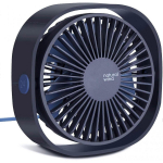 USB laeventilaator, Mini ventilaator 4 tolli, 3 kiirust, Tugev tuul ja 360&deg; p&ouml;&ouml;rlev, Kaasaskantav laua ventilaator, Vaikne, Sobib magamiseks koos beebiga, Lugemiseks, T&ouml;&ouml;tamiseks om