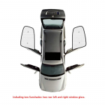 Auto t&auml;iskatte p&auml;ikesekaitse Peugeot 206 206+ 1998~2013 2001 2002 2008 2010 jaoks UV-kaitse Autotarvikud Akna p&auml;ikesesirm Rear Windows 4pcs
