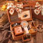 Manuaalne kohviveski K&auml;sipressiga espressomasina komplekt Kaasaskantav Kodu Kingikarbis Kaasaegne Minimalistlik Disain Woven Coffee Grinder Gift Box Style 1