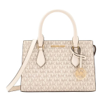 Michael Kors Mk Sheila Signature Logo Kaetud L&otilde;uendist T&otilde;mblukuga Koti Naiste T&otilde;mblukuga Kotid Beež 35S3G6HS5B-CREAM Basic Set (Bag)