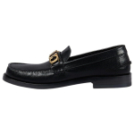 GUCCI logoga mokassiinid Must nahk Naiste 700036 D3V00 1000 34.5 black
