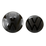 VOLKSWAGEN VW Autode Modifitseerimise Logo Kleebis Ei M&otilde;juta ACC Esi- Tagumine Embleemid Kate VW Volkswagen Golf MK6 MK7 MK8 ez3 jaoks FOR 17-20 TIGUAN gray