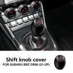 Subaru BRZ Toyota GR86 2021 2022 2023 2024 2025 2026 jaoks Alumiiniumist k&auml;igukangi nupp K&auml;igukangi k&auml;epide Salongi Modifikatsioon Auto Tarvikud Black