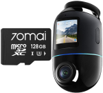 Autokaamera 70mai X800 Omni 4K/GPS/WiFi must + 70mai SD-kaart 128GB