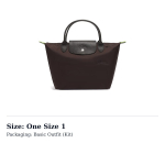 LONGCHAMP Le Pliage Green Taaskasutatud L&otilde;uendist Kandekott V&auml;ike Naiste Moka 1621919002 One Size 1 black