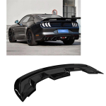 1 tk v&auml;rvitud l&auml;ikiv must pagasiruumi spoilerikaas Ford Mustang GT500 GT350 2015-2021 jaoks L&auml;ikiv must tagumine pagasiruumi spoilerikaas gray