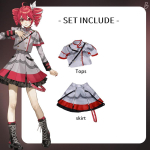 Kasane Teto Cosplay Kost&uuml;&uuml;m T&auml;iskasvanute Karnivali &Uuml;likond Halloweeni Peo Kost&uuml;&uuml;mid Maskeraad Anime Naised M&auml;ng XS（old） gray