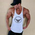 Muscleguys Kulturismi riided Aluss&auml;rk Meeste Puuvillane Fitness Stringer Singlets Vest M