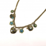 Les Tr&eacute;sors De Lily [B2761] - Collier Cr&eacute;ateur 'Symphonie Amoureuse' Turquoise / Vert t&uuml;rkiissinine