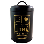 Les Tr&eacute;sors De Lily [Q0388] - Must 'Tea' disainiga metallkarp - 17x11 cm must