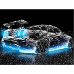 DIY 5D teemanttikandid auto 3D teemantmaaling teemandid mosaiik T&auml;is &uuml;mmargune kivikivi ristpistes pilt 20X30CM