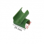 Risti plastist aiandussammas kasvuhoone kandiku kronstein Fikseeritud klambriga Aiavoolik toru klapp P&otilde;llumajandus Taimede tugi 10 tk 20mm