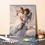 Kunst Kodukaunistus Digitaalne &otilde;limaal Numbrid &Otilde;limaal DIY Maalimine Numbrite j&auml;rgi L&otilde;uend 40x50cm no frame