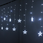 2M Star Fairy Lights Christmas Star String lamp Garland Led kardin Pulmad/Kodu/Pidu/Aed/s&uuml;nnip&auml;evakaunistusvalgustid 2M 90LEDs
