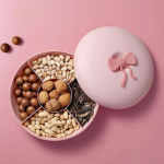 Loominguline mood majapidamises kasutatav kuivatatud puuviljataldrik kommikann P&otilde;hjamaade minimalistlikus stiilis kohvilaud puuviljakarp Eraldi kaanega puuviljakandik One size