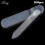 100 tk nanoklaasist k&uuml;&uuml;neviilid Professionaalne poleerimine manik&uuml;&uuml;r Art Tool Pestavad k&uuml;&uuml;ned heledavad kergesti nagu k&uuml;&uuml;nelakk Vastupidav