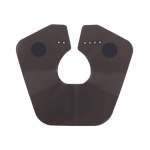 Silikoonist kaelakee reguleeritav p&otilde;ll juuksel&otilde;ikamiseks juuksev&auml;rvimiseks juuksuri l&otilde;ikamiseks juuksurisalongi must